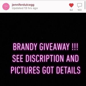 Brandy giveaway